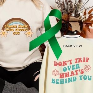 Choose who chooses you Mental Health graphic pullover sweatshirt oversized XL